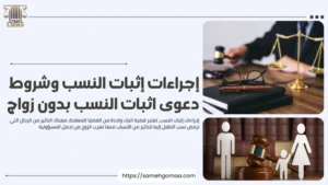 إجراءات إثبات النسب