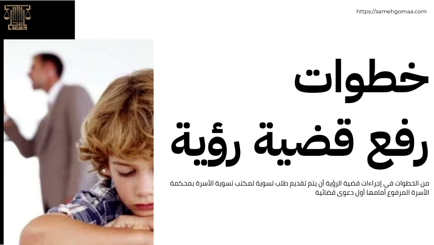 إجراءات قضية الرؤية