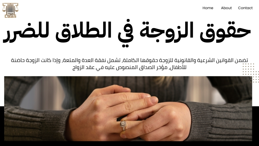 دعوى طلاق للضرر وسوء العشرة