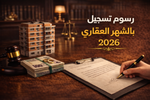 رسوم تسجيل شقة بالشهر العقاري مصر 2026 — مؤسسة سامح جمعة للمحاماة