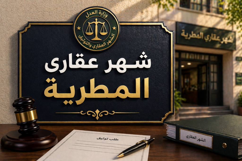 شهر عقاري المطرية ومكتب توثيق رمسيس القاهرة 2026