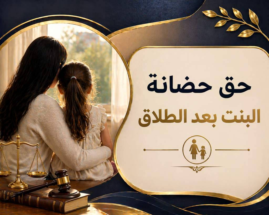 حق حضانة البنت بعد الطلاق مصر 2026